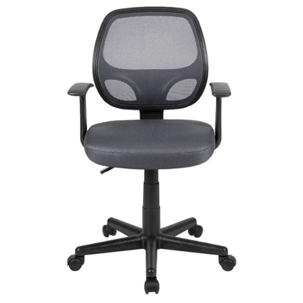 

Fundamentals Contemporary Mesh Swivel Task Chair - Gray， gaming chair ， furniture