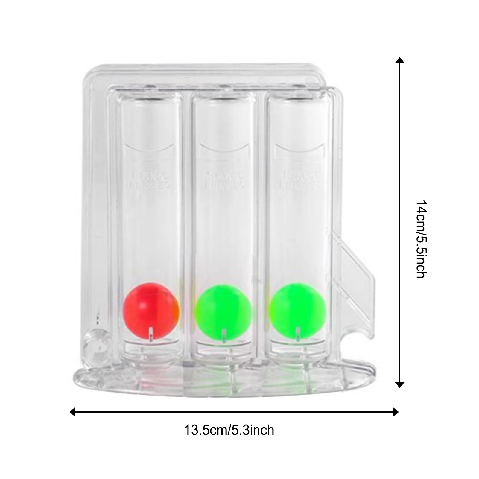 3 Balls Breathing Trainer Breathing Trainer For Lungs Lung Function Exercise Rehabilitation Device Breath Tool For Athletes