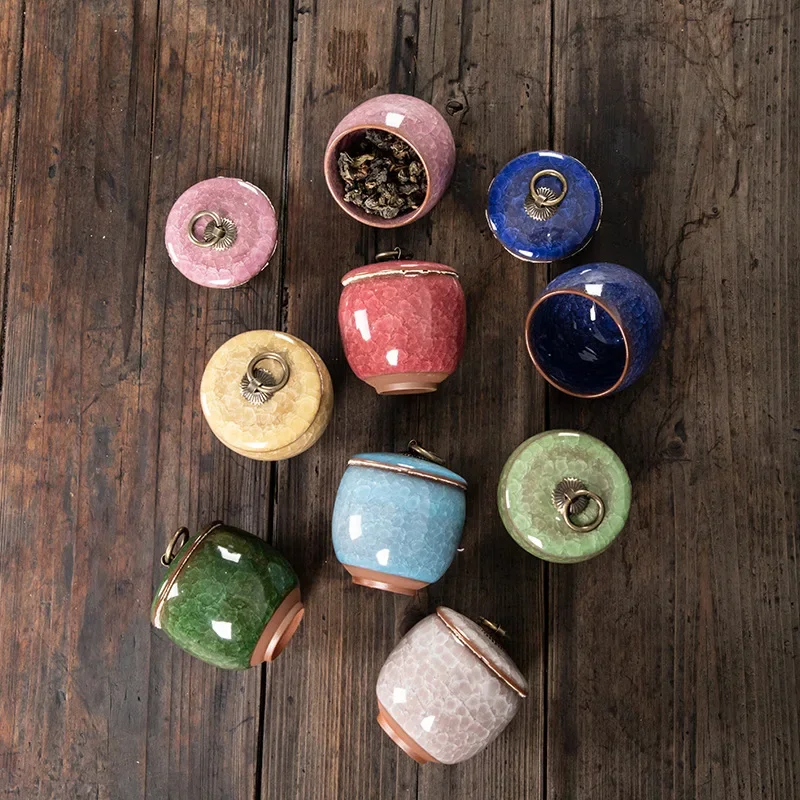 Ceramic Caddies tea container coffee canister porcelain tea caddy tea storage box container