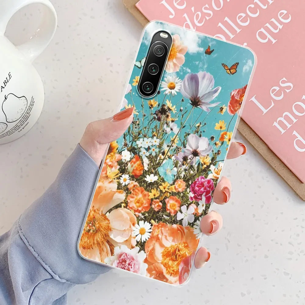 WILLIS Custodia Per Sony Xperia 10 IV: Cover In Silicone TPU Sfumata Trasparente, Antiurto E Lavabile - 3