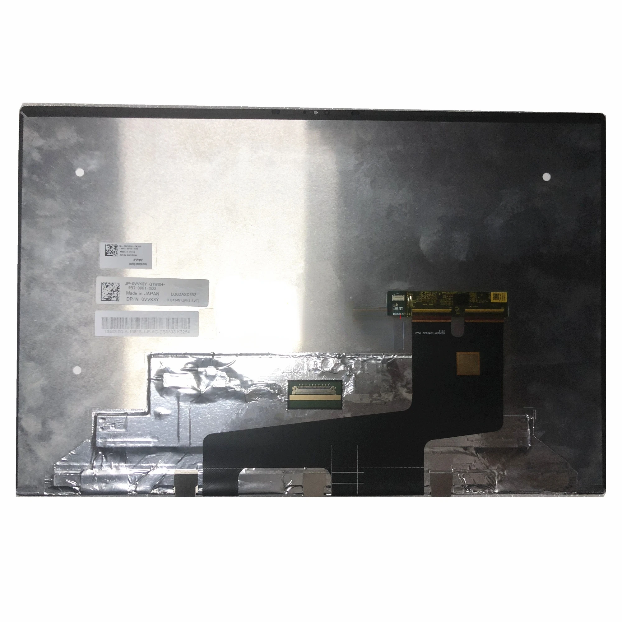 

LQ0DASD652 LQ134N1JW45 EVT 13,4 ''ЖК-дисплей для ноутбука DELL DP/N: 0vk8y