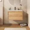30" Floating Bathroom Vanity with Ceramic Integrated Sink Combo, Wall Mounted Storage Cabinet with 2 Drawers Bathroom Vanities 1