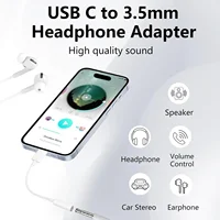 Type C To 3.5mm Aux Adapter Headphone Jack Adapter Audio Cables Earphone Converter for Sumsang Xiaomi Redmi Google Huawei - Image 2