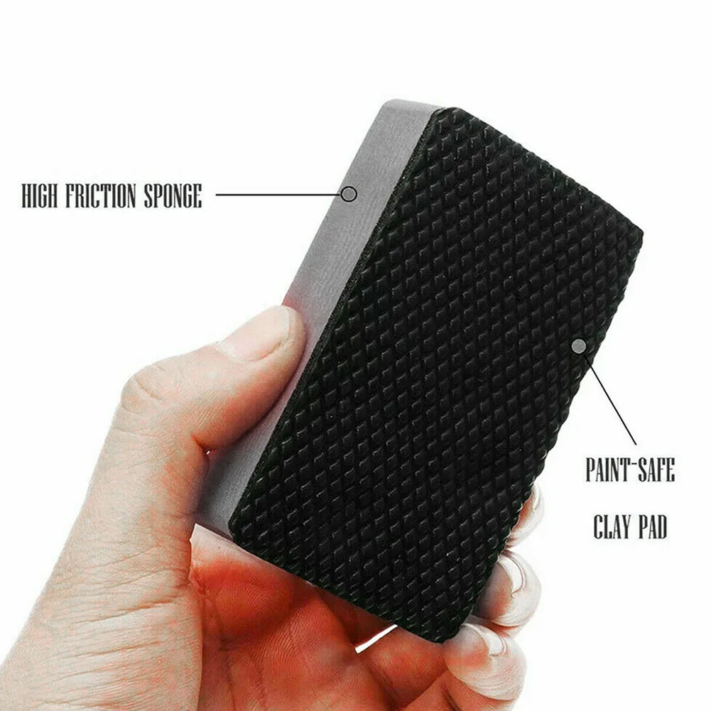 Car Cleaning Wax Polish Pad Clay Bar Pad Sponge Block Cleaning Eraser Wax Polish Tools for Car Care 3Pcs car cleaning tool car cleaning clay bar