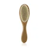 Newborn Baby Wooden Brush Baby Natural Wool Comb Newborn Hair Brush Infant Head Massager Portable Bath Brush Comb for Kids 5