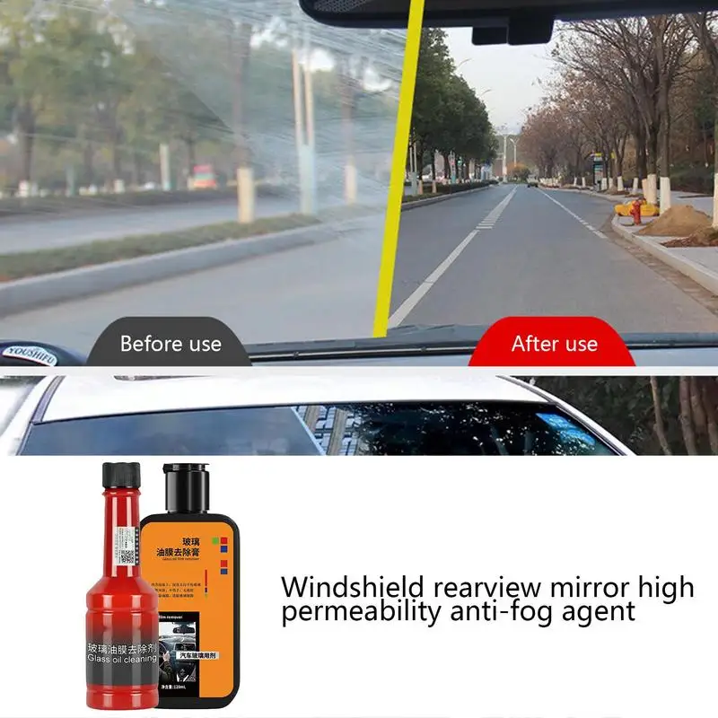 

Car Glass Cleaner Universal Automotive Glass Oil Film Cleaning Agent Auto Windshield Water Spot Removing Paste Removing Paste