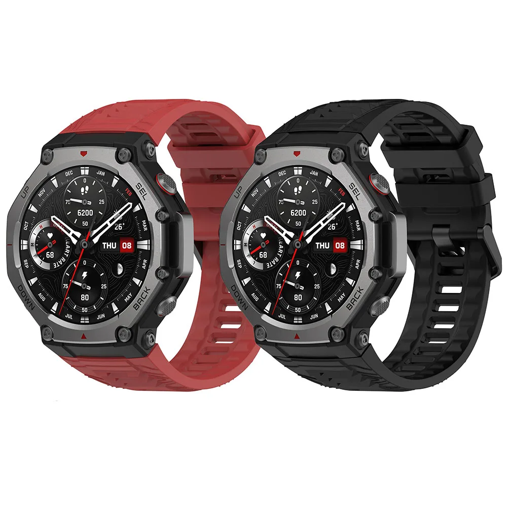 Premium Silicone Replacement Watch Band - Durable & Comfortable Strap for Smartwatches