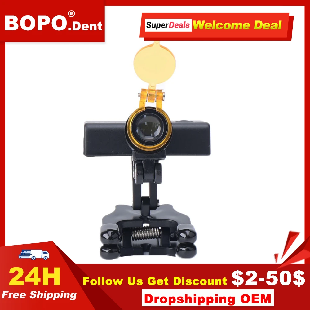 

LED Adjustable Wireless Rechargeable Oral Dental ENT Plastic Surgery Orthopedics Integrated Medical Head Light Lamp Headlight