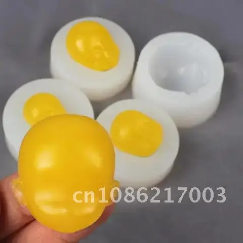 범용 소프트 퐁당 케이크 도자기 클레이 몰드 도구, 투명 실리콘 얼굴 3D 여성 수제 DIY 액세서리, 1 개
