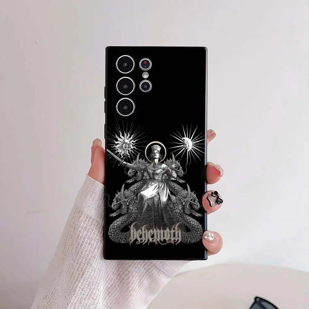 Frosted Non-Slip Soft Cover with Logo Band Design - Behemoths Phone Case