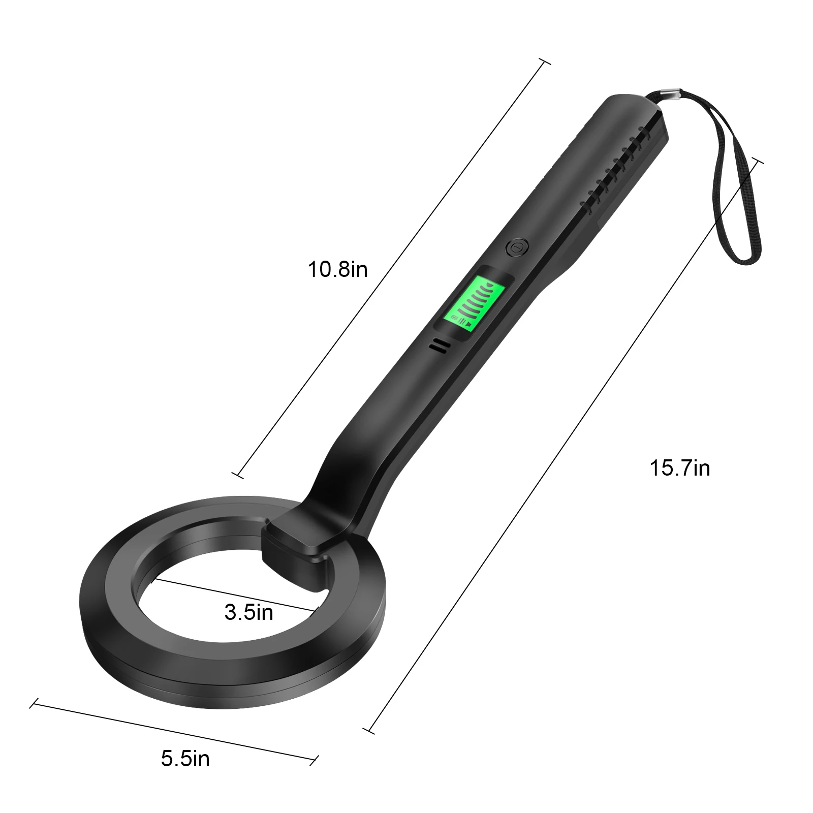 Metal Detector IP66 Waterproof Coins Positioning Underground Underwater Treasure Diving Multipurpose Finder