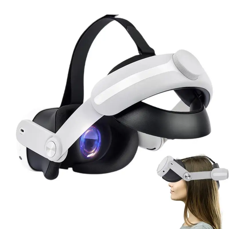 

Ремешок для головы VR, вращающийся стабильный удобный ремешок для головы виртуальной реальности, регулируемый ремешок для головы, дышащие аксессуары для замены автомобиля
