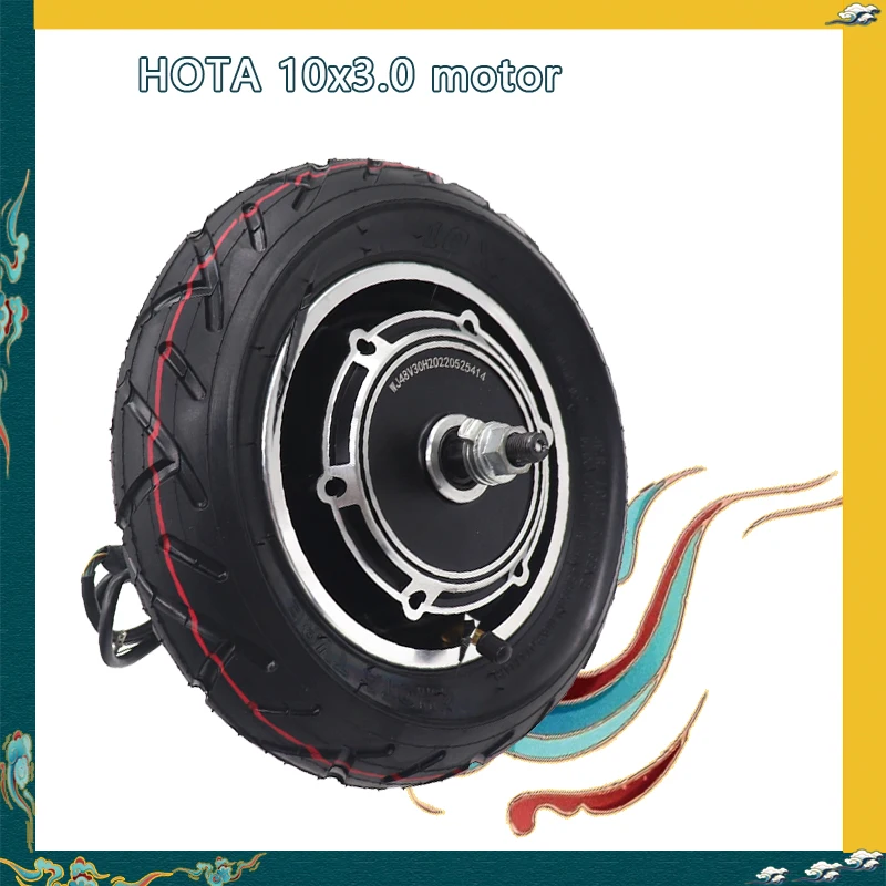 10 Inch Electric Scooter Motor Wheel Hota 10x3.0 High Quality Alloy