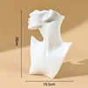 Buste d'exposition de Mannequin de collier de pendentif de bijoux en résine pour le présentoir de fenêtre d'affichage de support d'oreille