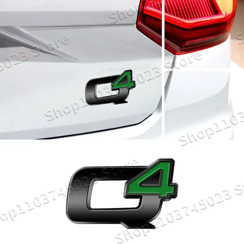 3D Metal Car Decor Logo Emblem Rear Trunk Badge Fender Sticker
