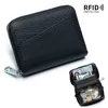 New Women Wallet Genuine Leather Card Holders Female Cowhide Wallets Fashion Small Portable Purses Cute Wallet Coin Bags Clutch 6