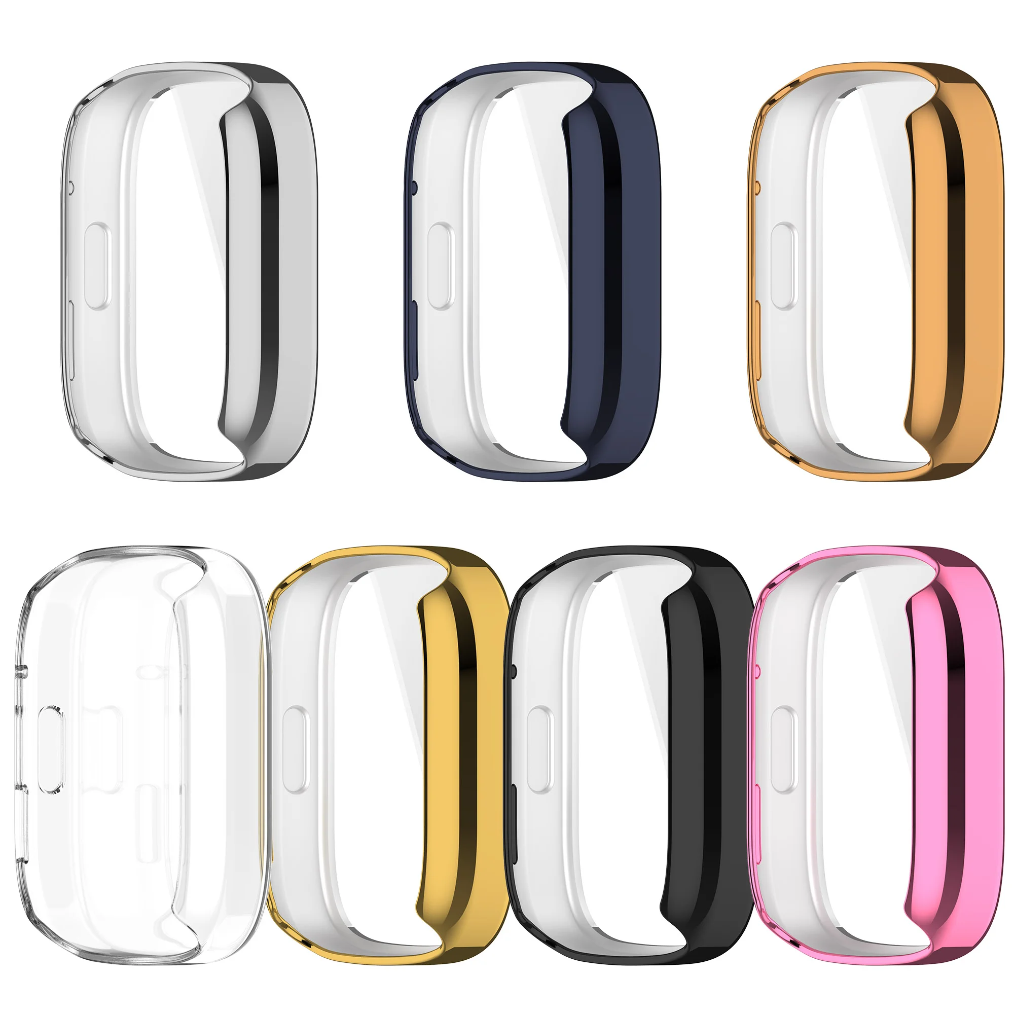 Premium TPU Silicone Protective Case with Screen Guard