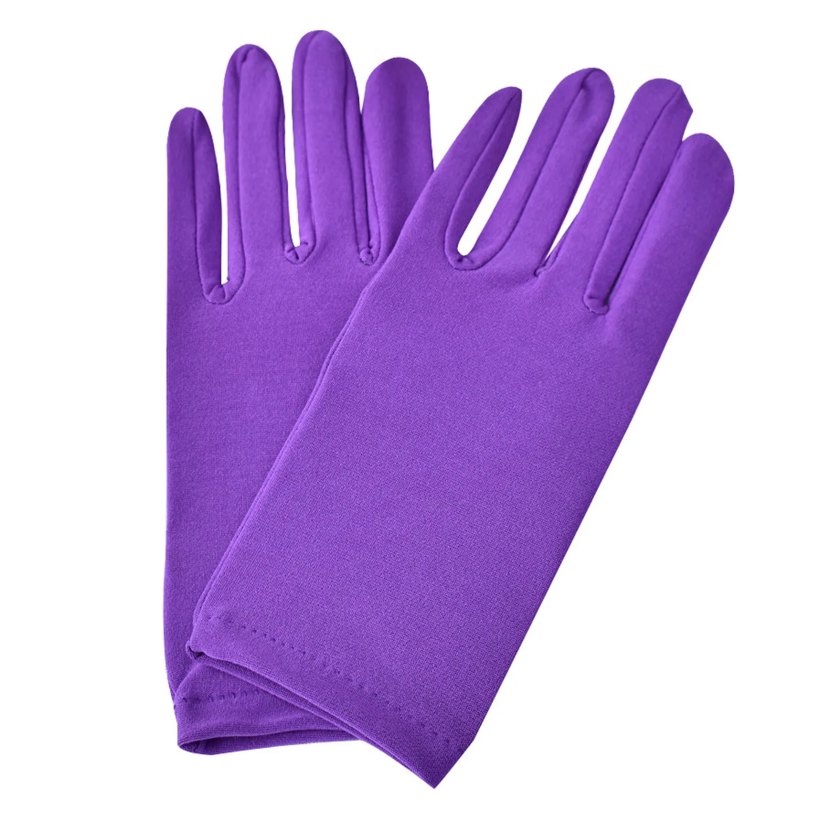 Woman Gloves Work Gloves Milk Silk Gloves Solid Color Non-Slip Household Gloves Breathable Serving Waiters Mittens - 4