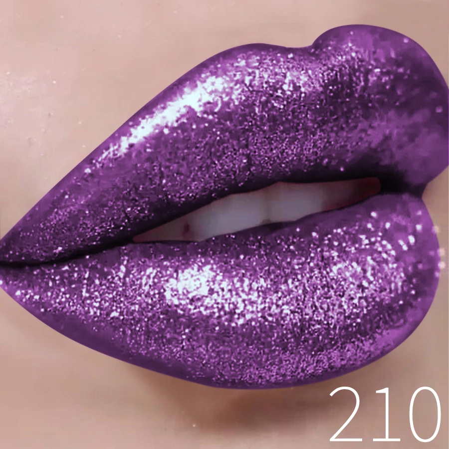 1PC Glitter Lip Gloss Long Lasting Waterproof Metallic Liquid Lipstick Pearl Shining High Pigment Lip Tint Korean Makeup Gifts 14