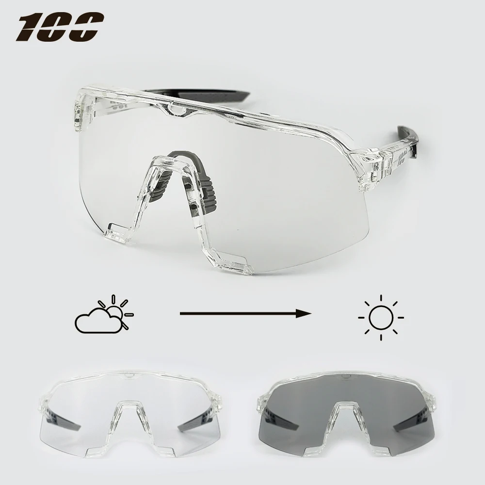 Photochrome Fahrradbrille UV400 TR90 Sportbrille MTB Mountainbike Angeln Wandern Reiten Eyewear für Damen Sport – Detail 7