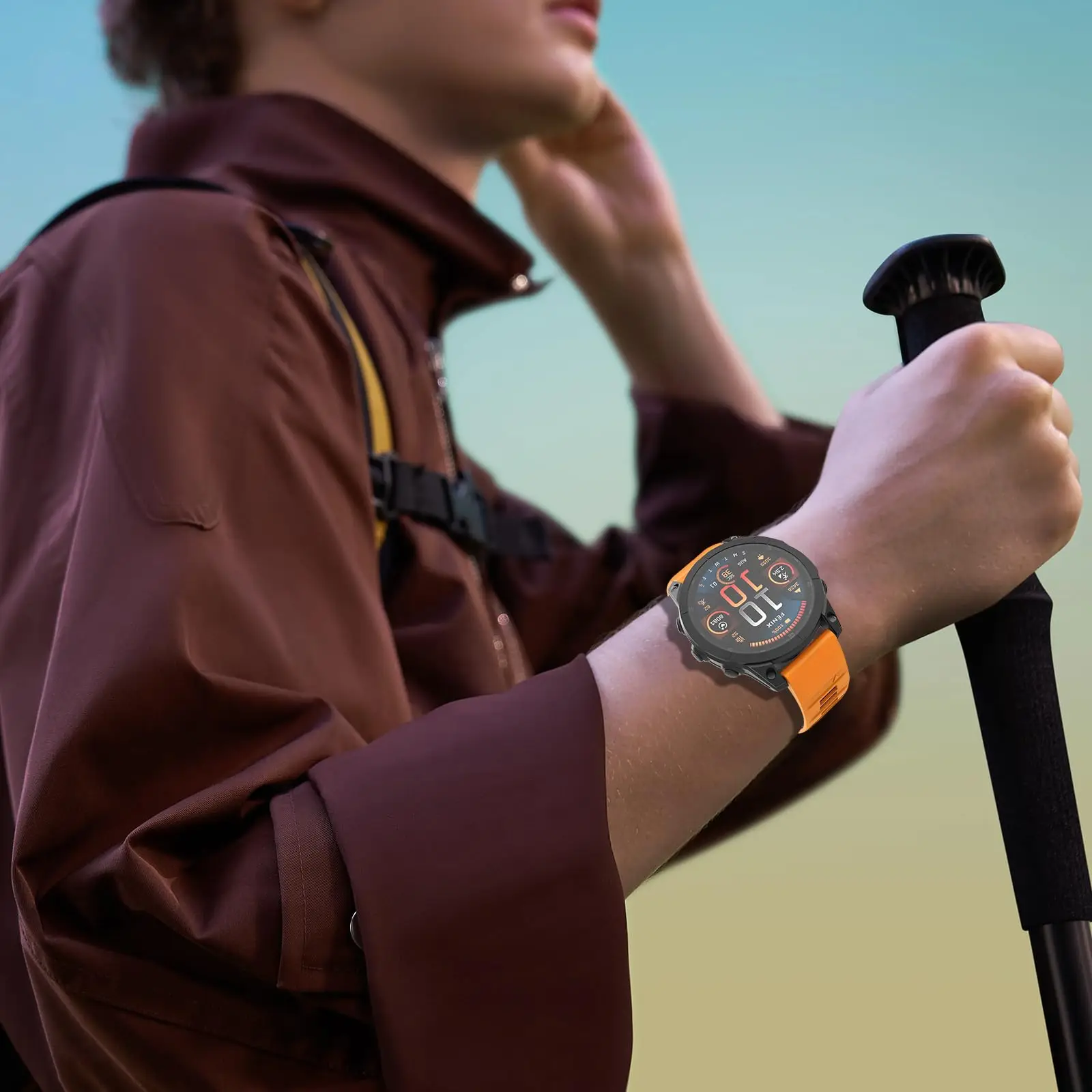 Sport Silicone Strap for Garmin Fenix 8 Pro 47mm 51mm E 7 7X/Epix Pro/6 6X/Enduro 3 Soft Bracelet 22/26mm Quickfit Official Band