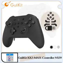 GuliKit KK3 MAX Bluetooth Gamepad NS39 Wireless GameController Hall Joystick for Nintendo Switch NS OLED PC MacOS IOS Steam Deck