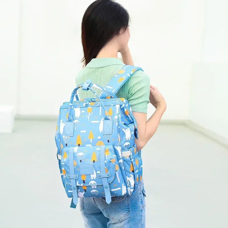 Baby Nappy Bag Mummy Bag Backpack Waterproof Storage Handbag Outdoor Travel Mommy Maternity Bag For Baby Stuff 6