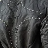 Winter New Men's Streetwear Thug Club Jacket Star Studded Metal Zipper Bomber Flight Jackets Heavy Cotton Coats 6