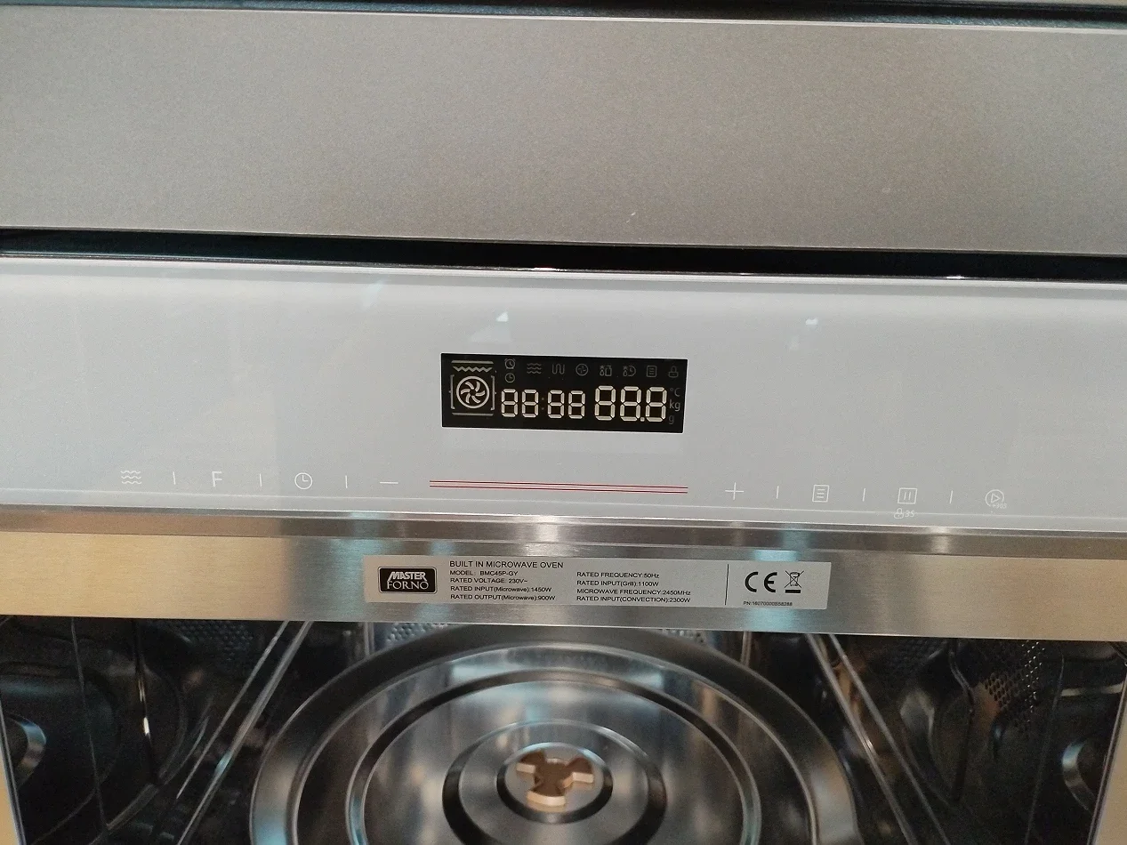 24 Inch 60cm Built-in Microwave with 1.2 cu.ft. 34L Capacity, Touch control, Grey Microwave Oven 4