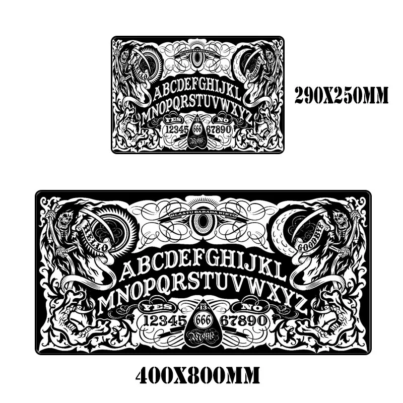 

80x40cm Ouija Board Large Mouse Pad Desktop Keyboard Mat Office Home XXL Gaming Accessories Computer Mousepad PC Gamer Desk Mat