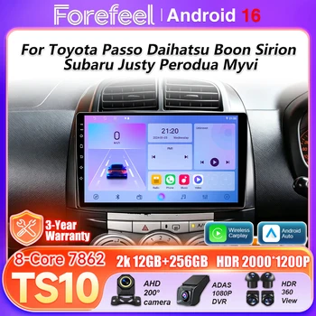 Autoradio Carplay per Toyota Passo Daihatsu Boon Sirion Subaru Justy Perodua Myvi Lettore Multimediale Video GPS DSP 5G