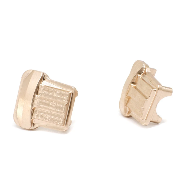 2Pcs Rc Car Brass Axle Covers 9787 Per Traxxas Trx4M Trx-4M 1/18 Rc Crawler Car Aggiornamenti Parti Accessori