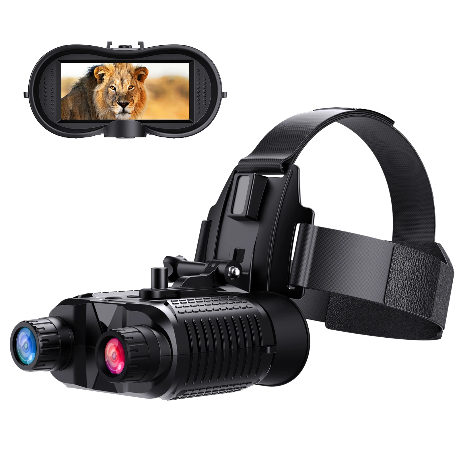 Acheter Lunettes de Vision nocturne, jumelles 4K HD, Vision nocturne  infrarouge 2.5K, avec Zoom numérique 8X, pour tactique