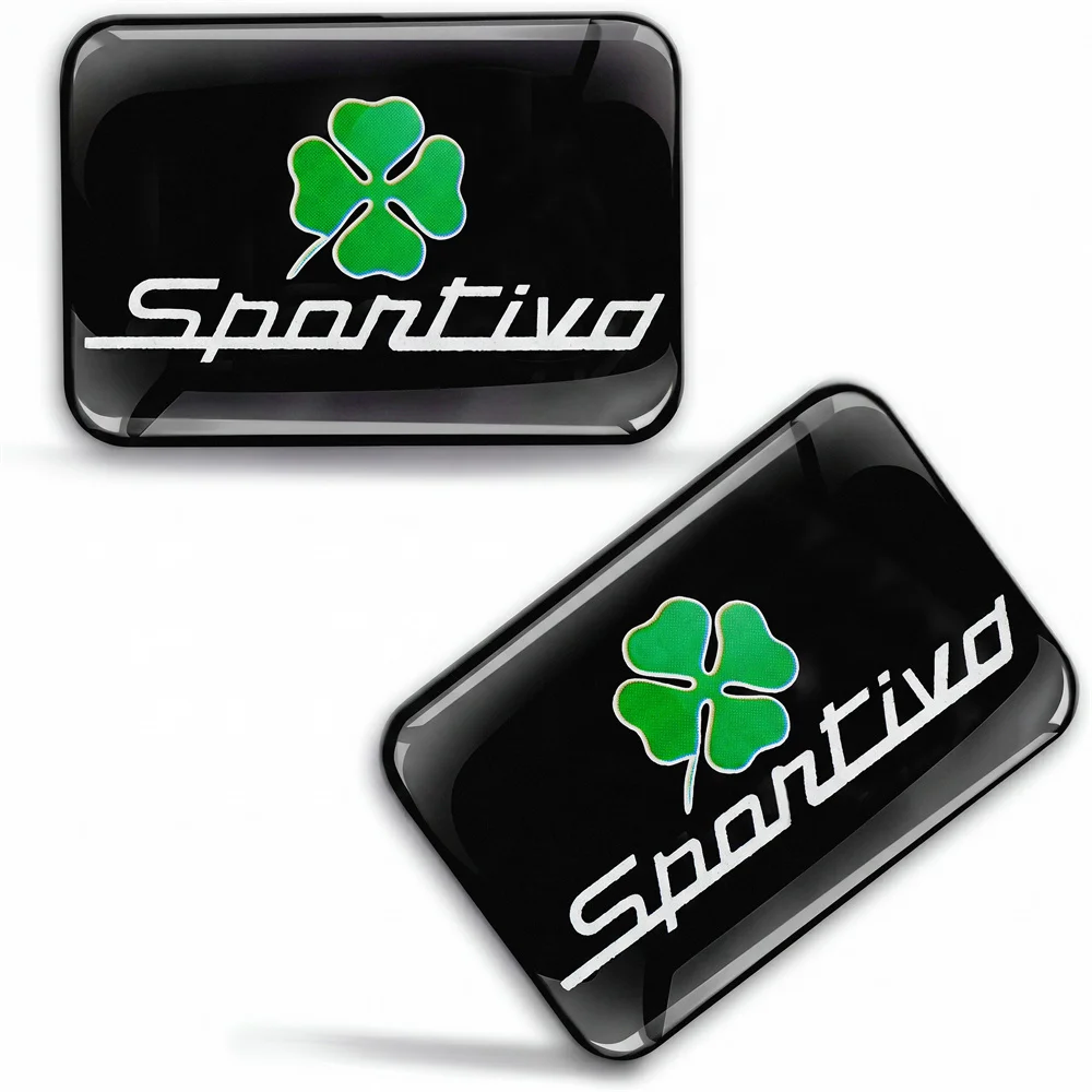 Four-Leaf Clover Sports Performance Automotive Badge Emblem Decals