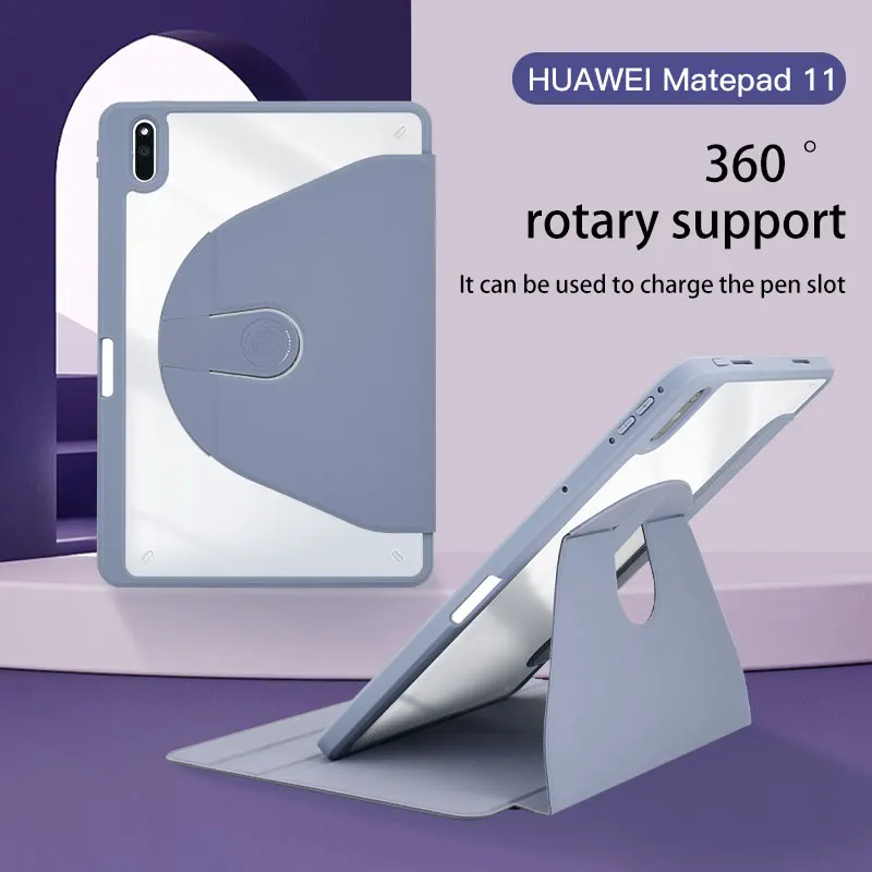 

Вращающийся на 360 градусов смарт-чехол для Huawei Matepad air11,5 11 2023 бумага 10,3 10,4 Honor 8 12,0 V7Pro безопасный противоударный чехол-подставка