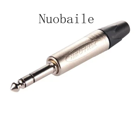 Neutrik NP2C 24K родиевое 2-полюсное 6,35 мм 6,5 мм моно стерео прямой разъем двухъядерный трехъядерный микрофонный разъем