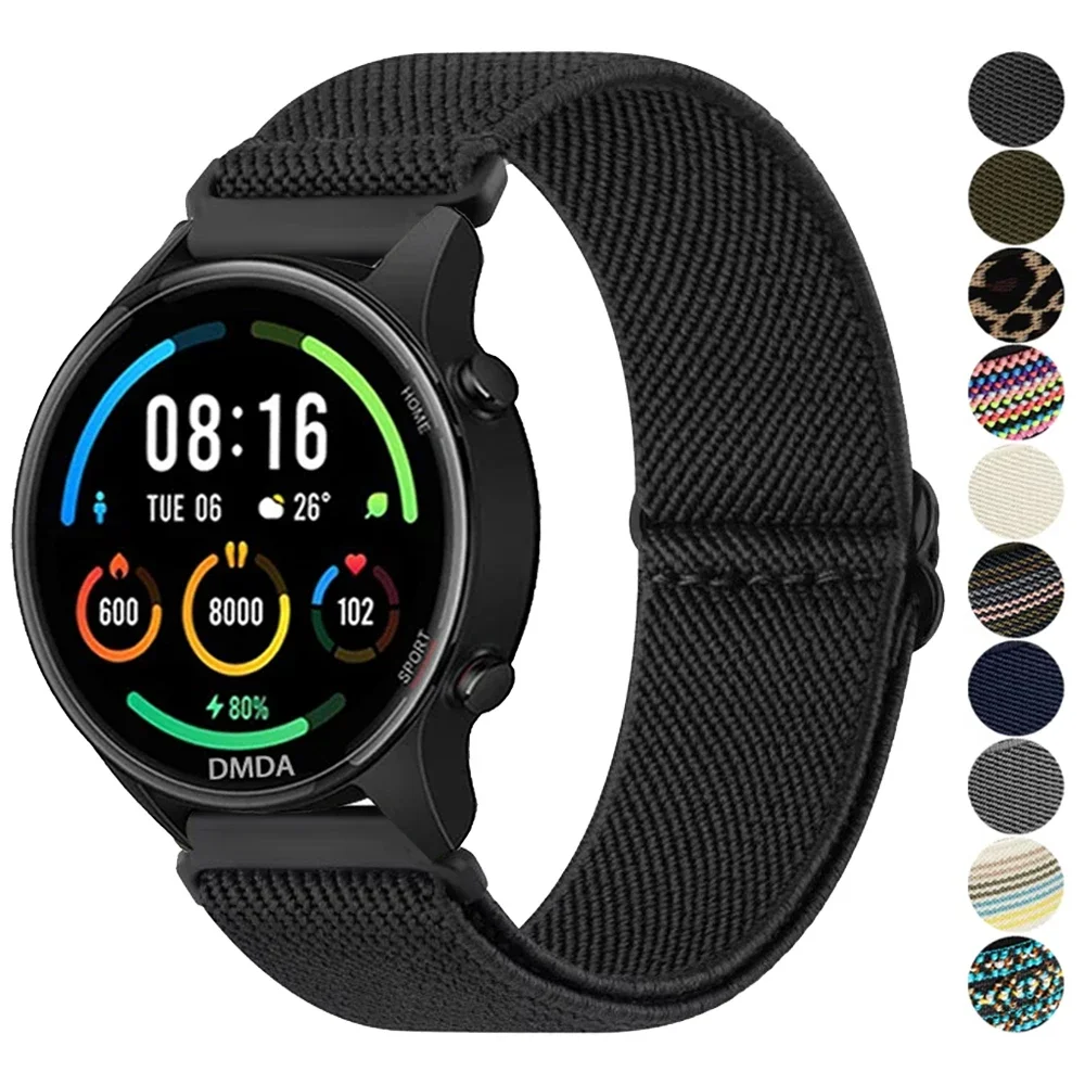 Boho Casual Nylon Stretchy Sport Band Wristband - 20mm/22mm