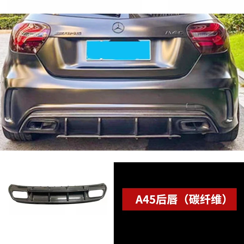 thumbnail image 1 of Compatible con Mercedes Benz Clase A W176, modificación A45 Amg, parachoques delanteros y traseros con gran envolvente, rejilla, garganta y cola, 1 of 5