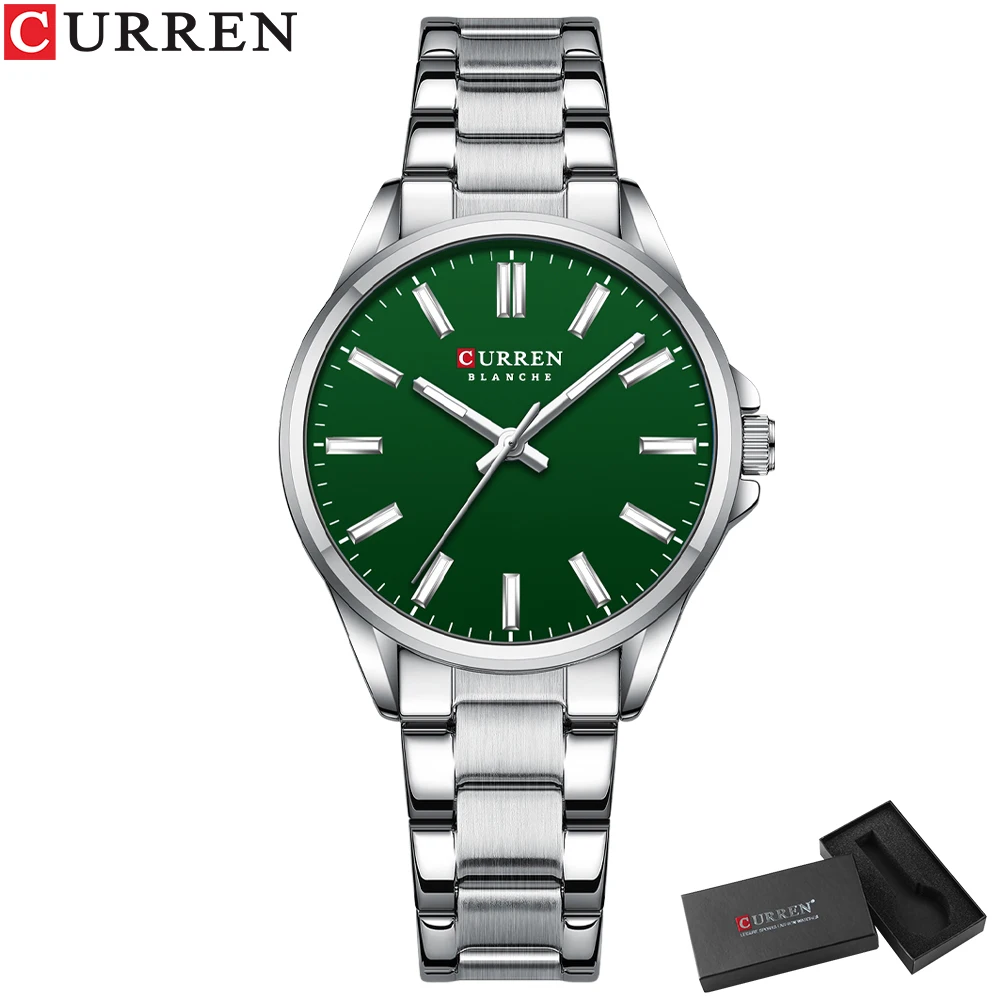 silver green box