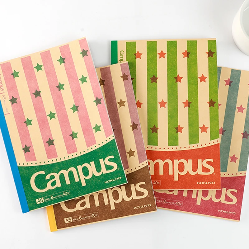 

Fruit Note book A5 B5 Campus 8mm Horizontal Line BookSoft Surface Copy Wireless Binding Student Learning Notepad