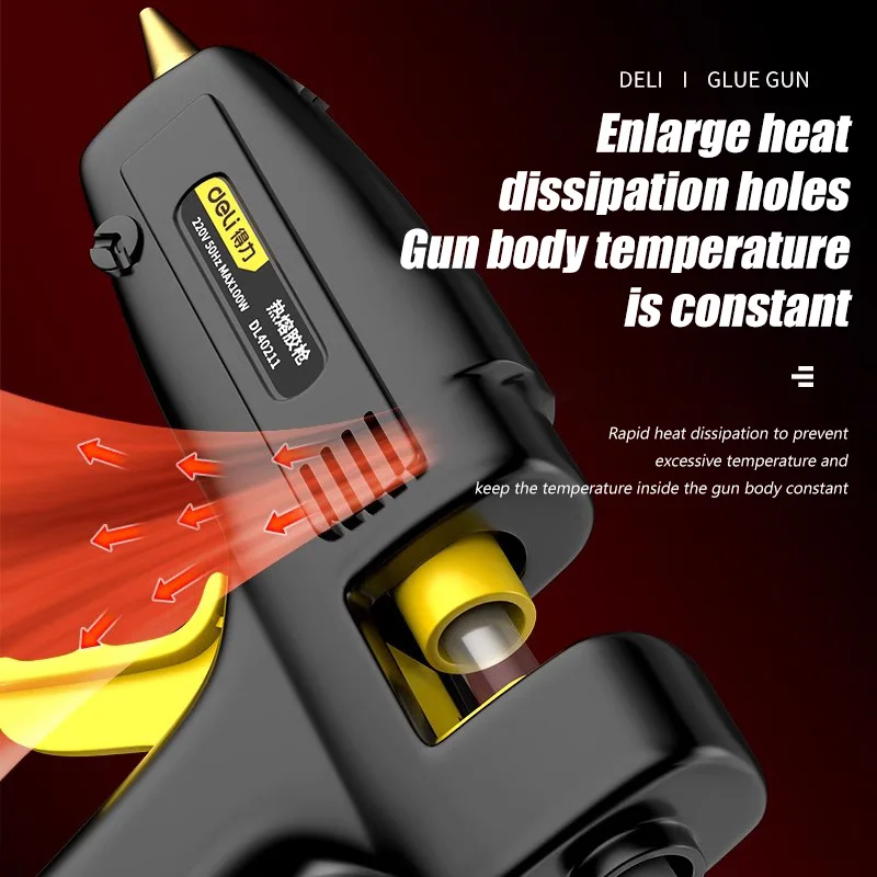 Hot Glue Gun BAIHU 80W 100W Glue Gun Hot 3.6V Silicone Gun Hot Melt Glue with 20pcs Premium Sticks for DIY Crafts Arts