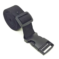 Heavy - Duty Tie - Down Strap with Secure Buckle (Black)