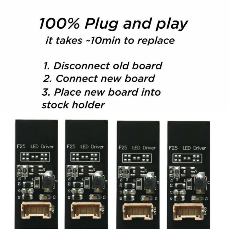 25PCS/50PCS For BMW X3 F25 2011 to 2015 Rear Driver B003809.2 LED Light Repair Replacement Car Tail Lights