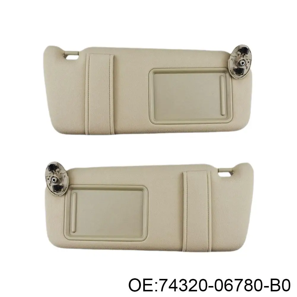 Driver side sun visor for 2011 toyota camry best sale