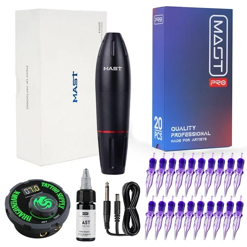 Tattoo Pen Supplies Machine Kit for Cartridge Needles