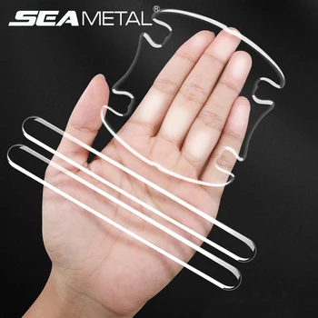 SEAMETAL 자동차 도어 볼 투명 충돌 방지 보호 바 스티커, 측면 가장자리 보호 가드 커버, 보호 스트립
