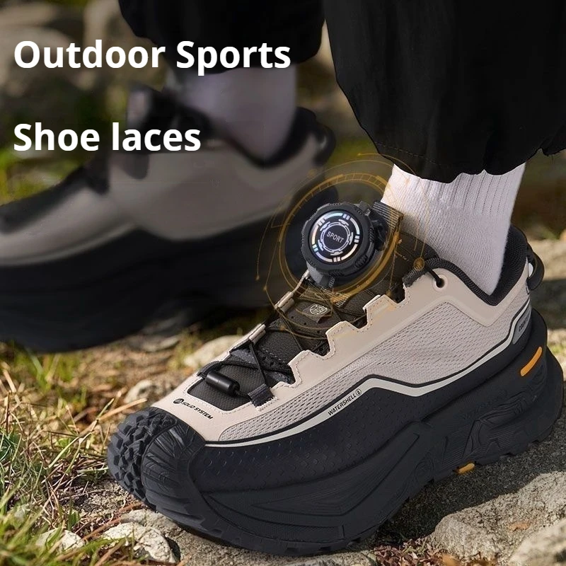 Automatic Shoelaces Without ties Swivel Buckle Thick Rope Outdoor Sneakers Shoe Accessories