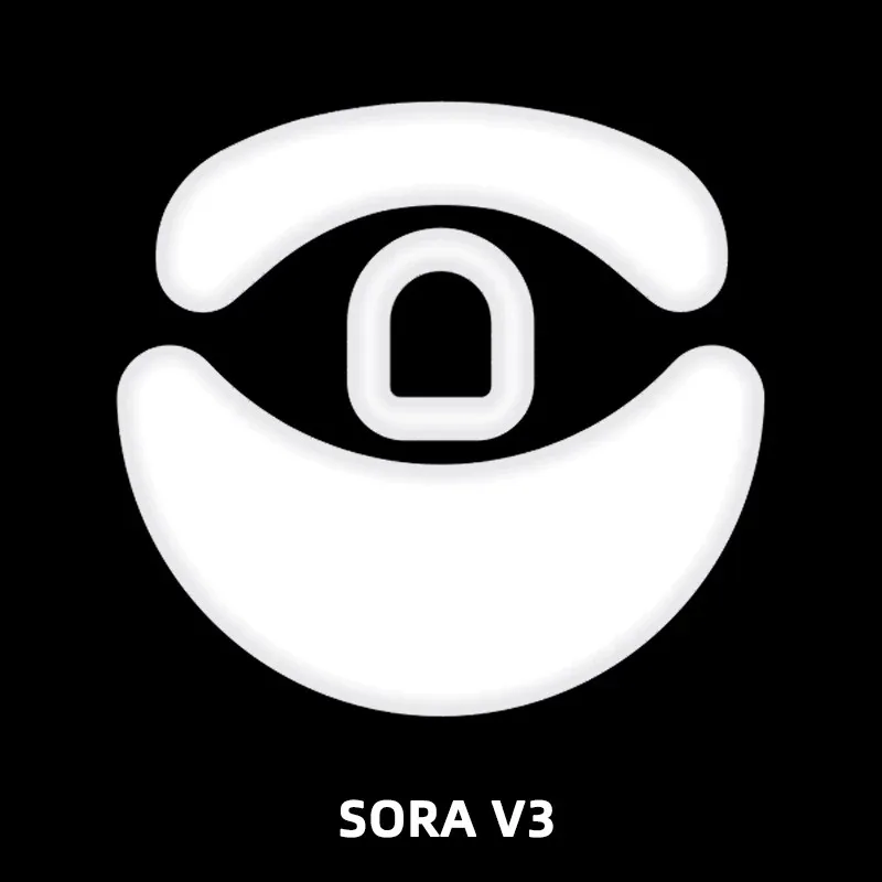 새로운 도착 e스포츠 타이거 마우스 스케이트 마우스 피트 아이스 (Ninjutso Sora V3 마우스 피트용) 2.5D 엣지 글라이드 커브 엣지