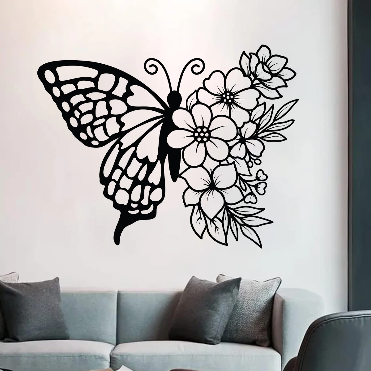 Superdant Pegatinas De Pared Para Niña Con Mariposas, Diseño, image size:1200x1200