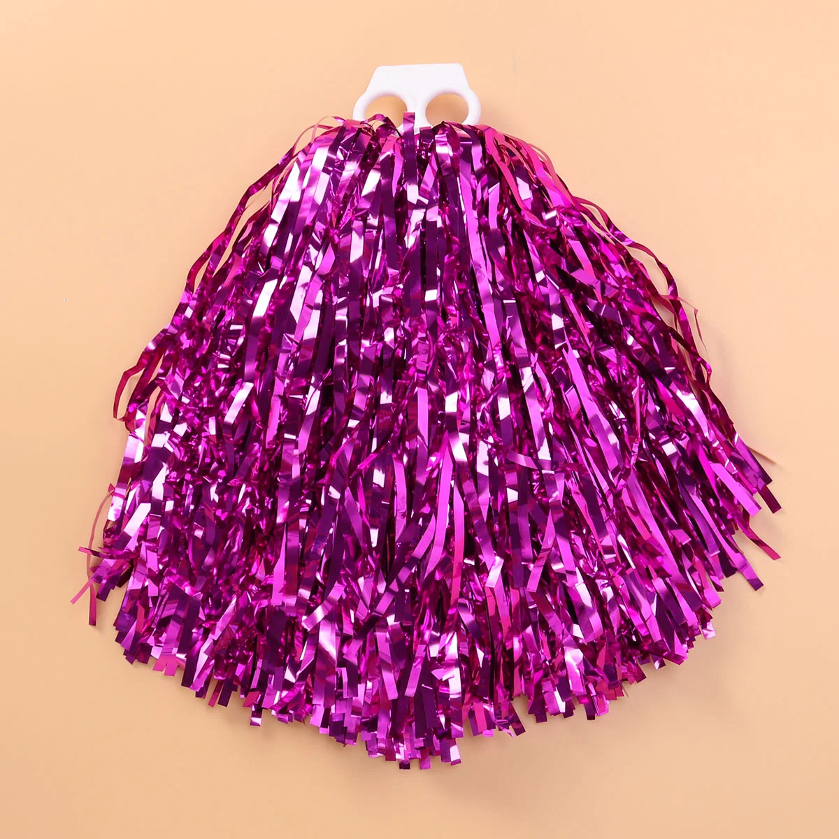 

1 Pair of Plastic Ring 50g Cheering Squad Spirited Fun Cheerleading Kit Cheer Poms for Both Kids College and High School